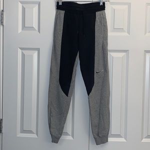 Nike Grey and Black Joggers Size XS